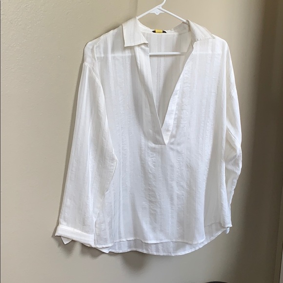 Ann Taylor Tops - Small White blouse Ann Taylor
